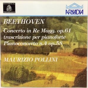 Beethoven CD Concerto in Re Magg. Op. 61 Pianoconcerto no. 4 in Sol. Magg. op. 5